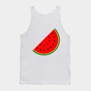 Half Slice of Watermelon Tank Top